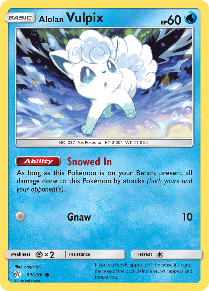 Cosmic Eclipse Alolan Vulpix #39/236